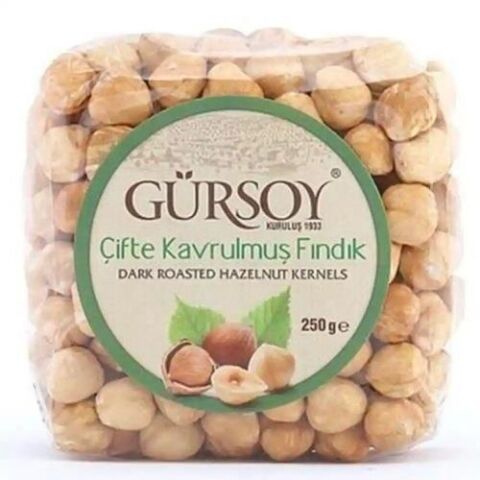 GÜRSOY ÇİFTE KAVRULMUŞ FINDIK 250 GR