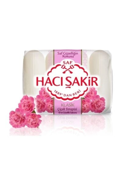 HACI ŞAKİR KLASİK ÇİÇEK TERAPİSİ SABUN 4'LÜ 70 GR