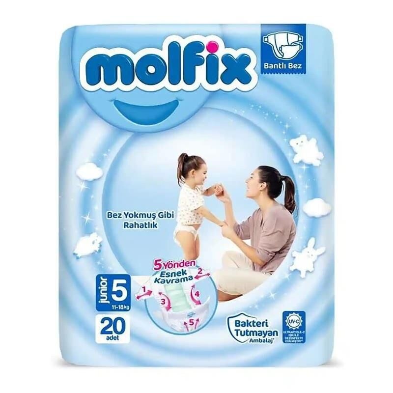 MOLFİX BEZ JUMBO JUNİOR 11-18 KG 20'Lİ
