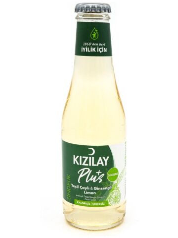 KIZILAY YEŞİL ÇAYLI VE GİNSENGLİ LİMON MADEN SUYU 200 ML