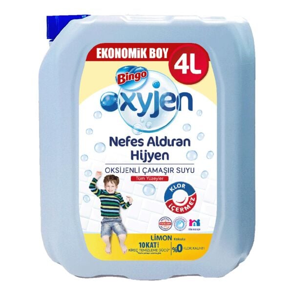 BİNGO ÇAM.SUYU LİMON KOKULU 4 LT