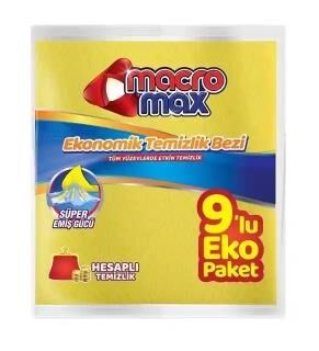 MACROMAX EKONOMİK TEM.BEZİ 9 ADET