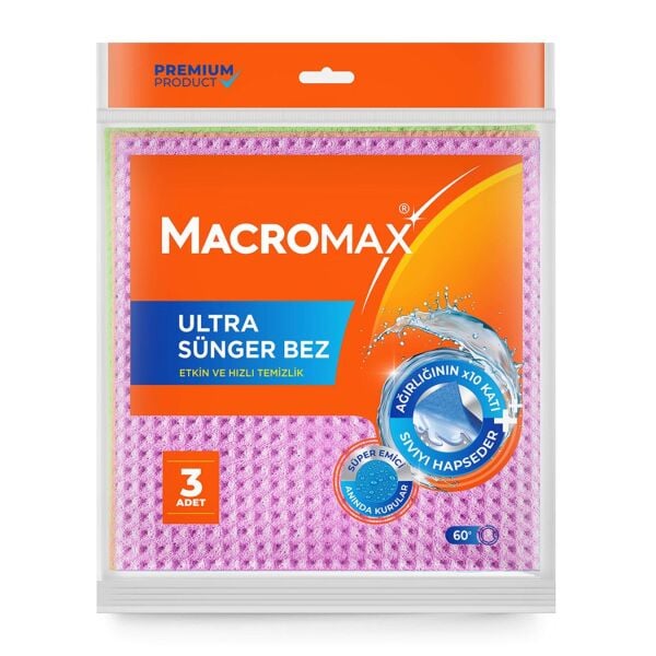 MACROMAX ULTRA SÜNGER BEZ 3 ADET