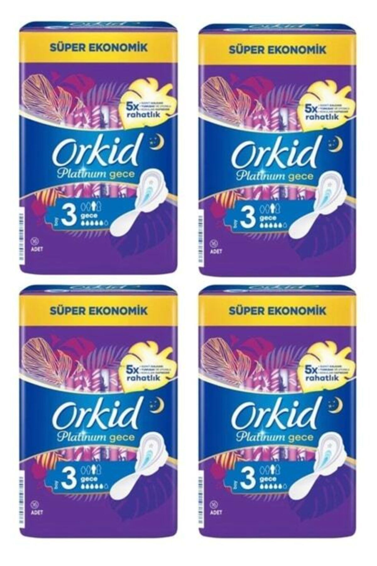 ORKİD 4'LÜ PED GECE