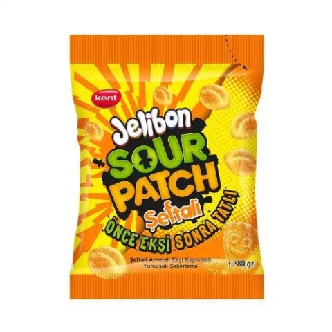 KENT JELIBON SOUR PATCH ŞEFTALİ 80 GR