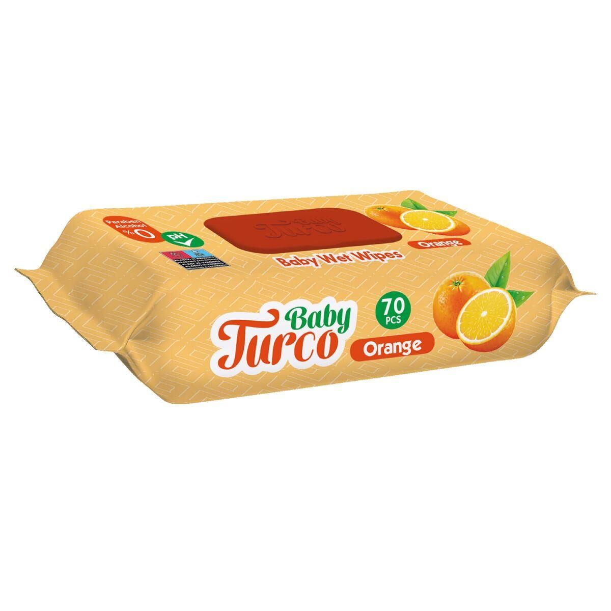 BABY TURCO BEBEK HAVLUSU PORTAKAL 70'Lİ