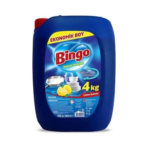 BİNGO BULAŞIK DETERJANI 4 KG