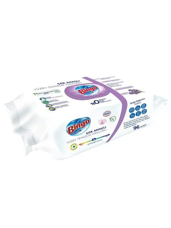 BİNGO YÜZEY TEMİZLİK HAVLUSU LAVANTALI EKSTRA BÜYÜK