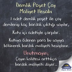 KARALİ PREMİUM SİYAH ÇAY DEMLİK POŞET 500X3,2 GR