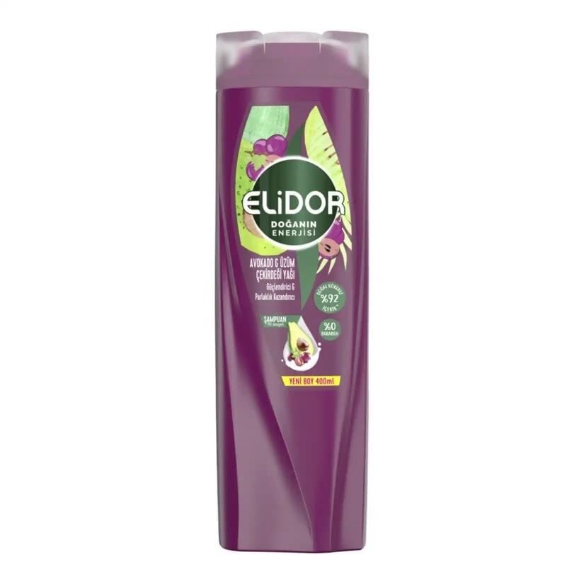 ELİDOR AVOK.ÜZÜM ÇEK.ŞAMPUAN 400 ML