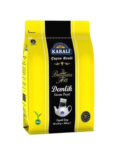 KARALİ PREMİUM DEMLİK POŞET 40X24 GR
