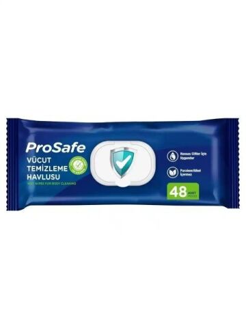 PROSAFE VUCUT TEMİZLEME HAVLUSU 48'Lİ