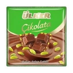 ÜLKER  ÇİK.A.FISTIKLI SÜTLÜ KARE 65 GR