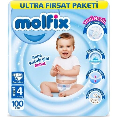 MOLFİX ULTRA FIRSAT 4 NUMARA 100'LÜ