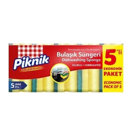 PİKNİK BULAŞIK SÜNGERİ 5'Lİ