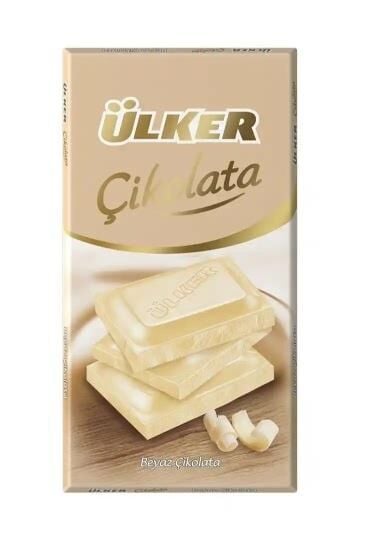 ÜLKER  ÇİKOLATA BEYAZ TABLET 70GR