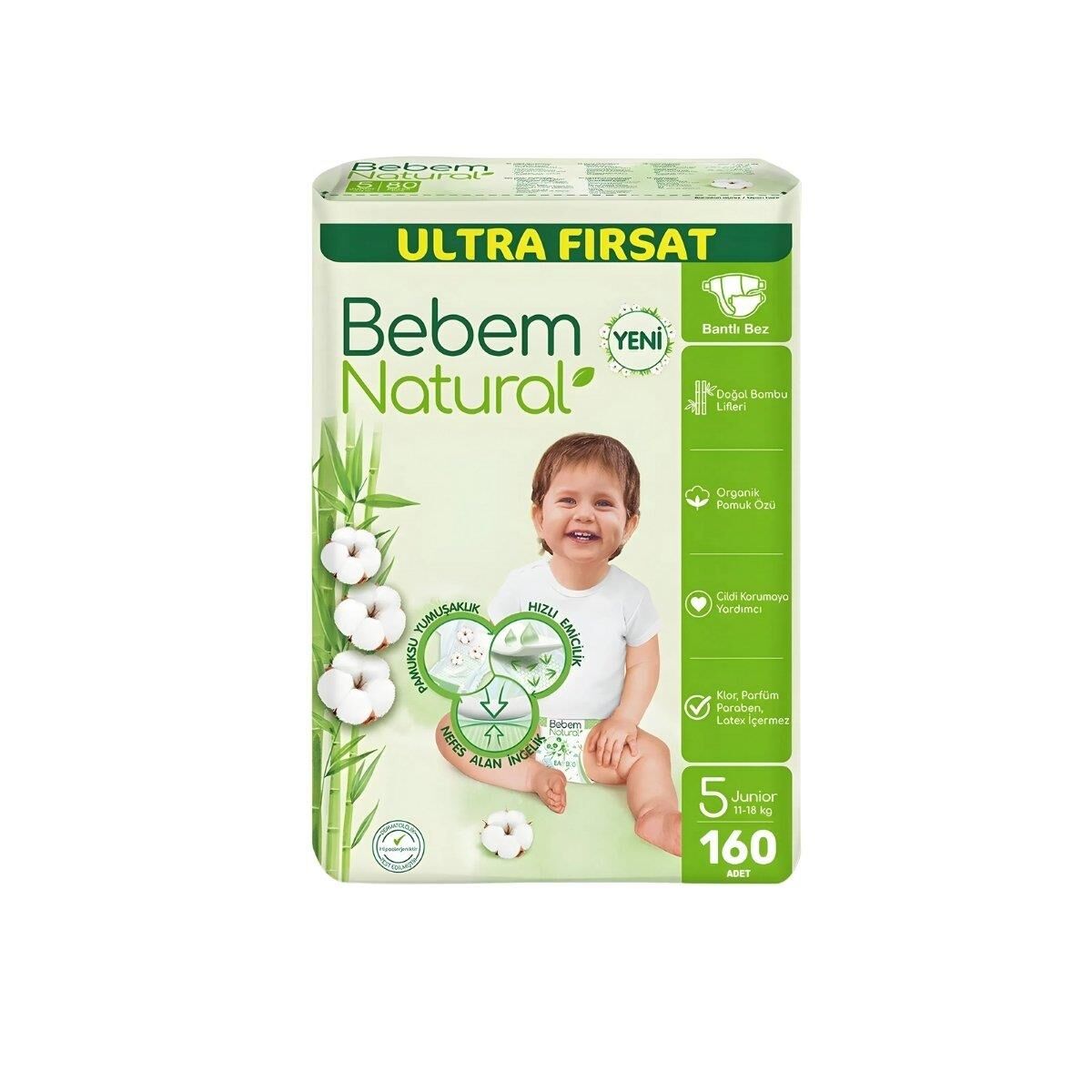 BEBEM JUNIOR 80'Lİ ÇOCUK BEZİ