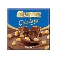 ÜLKER  ÇİKOLATA FINDIKLI KARE 60GR
