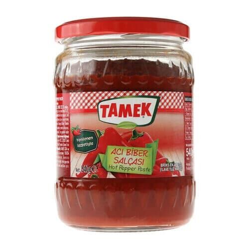 TAMEK ACI BİBER SALÇASI CAM 540 GR
