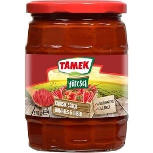 TAMEK KARIŞIK SALÇA CAM 540 GR