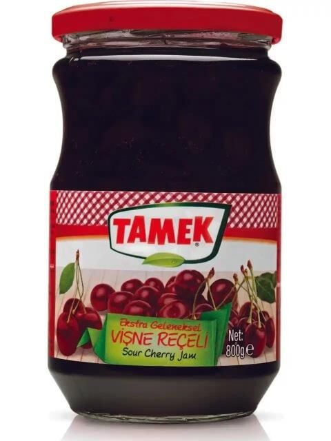 TAMEK VİŞNE REÇELİ 800 GR