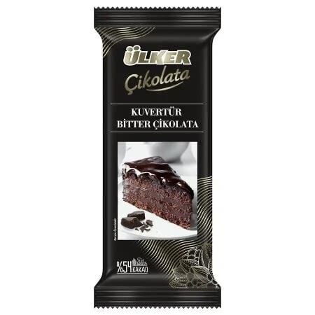 ÜLKER  KUVERTÜR %54 BITTER TABLET 200GR