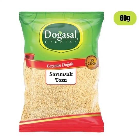 DOĞASAL SARIMSAK TOZU 60 GR