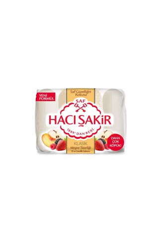 HACIŞAKİR MEYVE TAZELİĞİ SABUN 4'LÜ 70 GR
