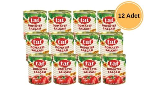 TAT DOMATES SALÇASI 830 GR X 12 Adet