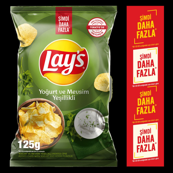 LAY'S YOĞURT&MEVSİM YEŞİL.160 GR
