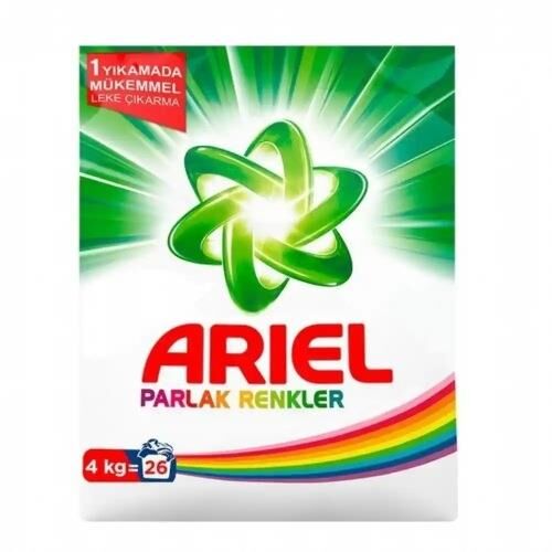 ARİEL TOZ DETERJAN PARLAK RENKLER  4 KG