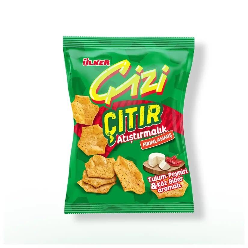 ÜLKER ÇİZİ ÇITIR TULUM PEYN.&KÖZ BİBER 40GR