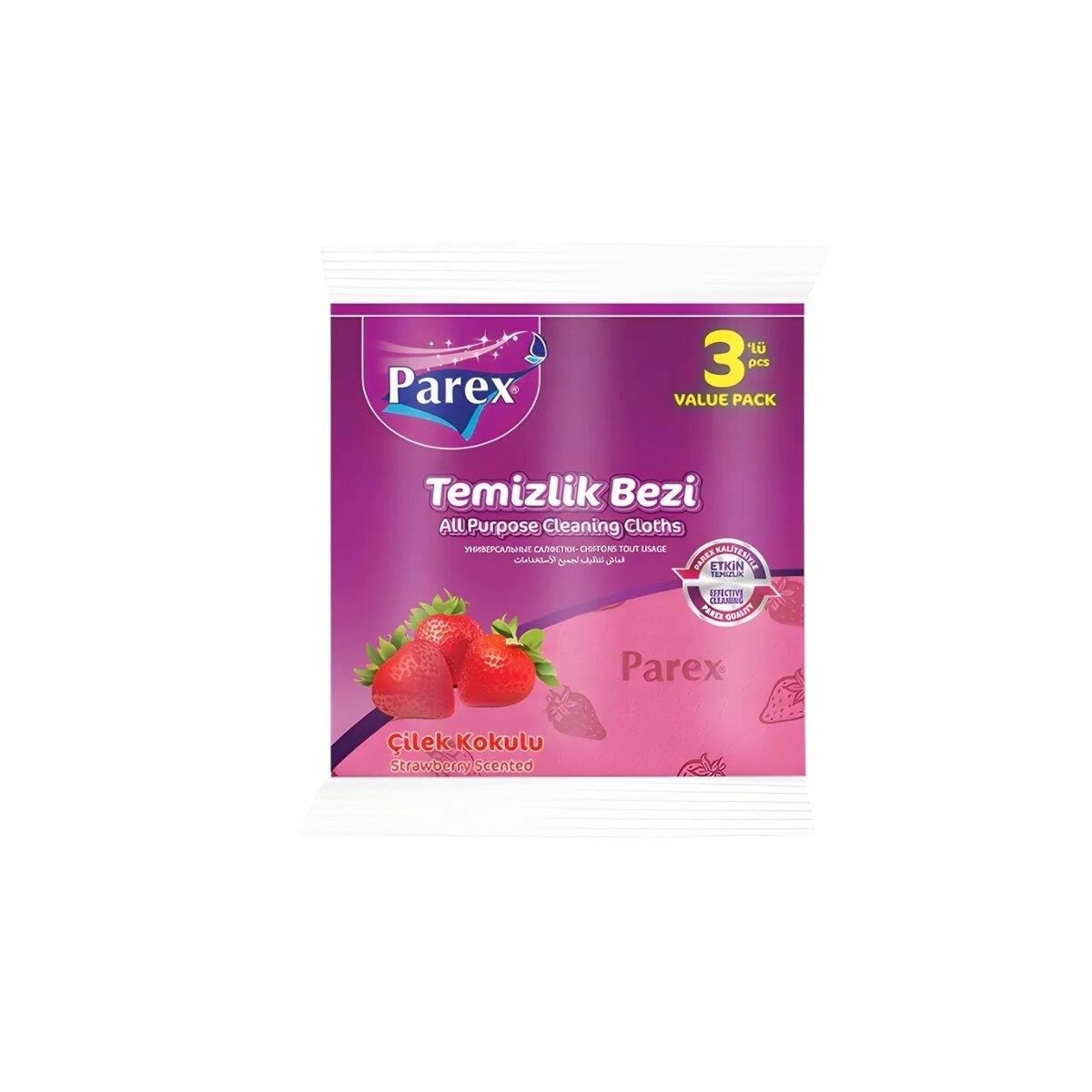 PAREX TEM.BEZİ 3'LÜ ÇİLEK KOKULU