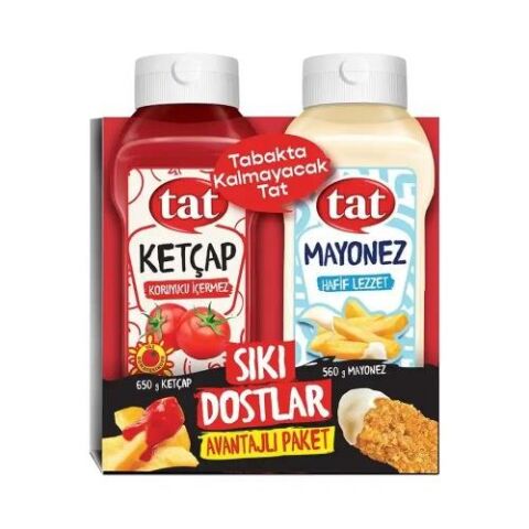 TAT SIKI DOSTLAR 650 GR KETÇAP+560 GR MAYONEZ