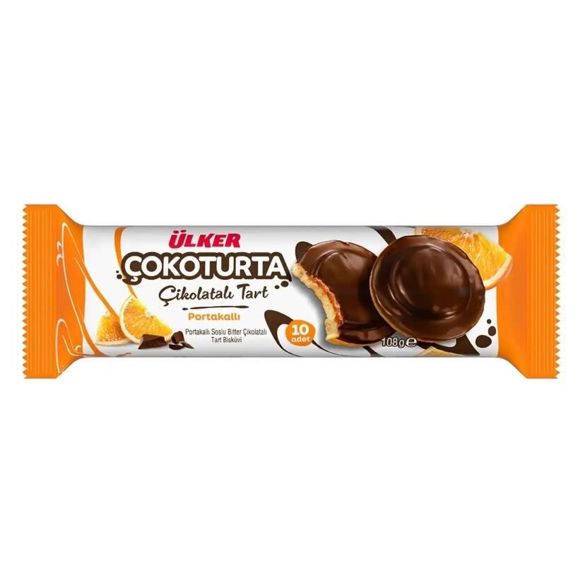 ÜLKER ÇOKOTURTA PORTAKAL 108GR