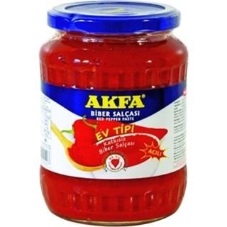 AKFA ACI BİBER SALCASI CAM 710 GR