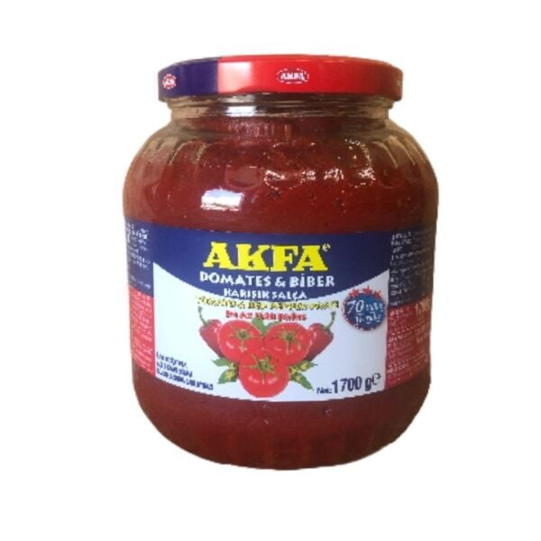 AKFA ACI BİBER SALÇASI CAM 1700 GR