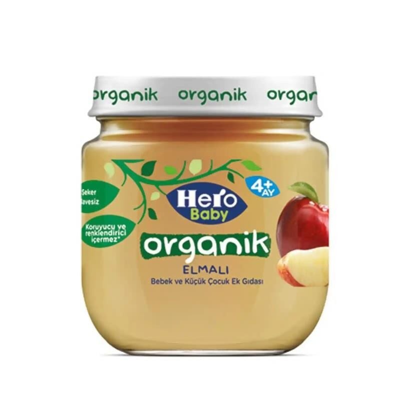 HERO BABY ORGANİK ELMA PÜRE 120 GR