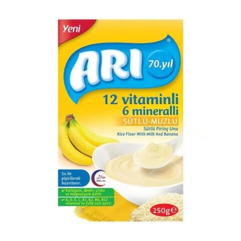 ARI MAMA SÜTLÜ -MUZLU 250 GR