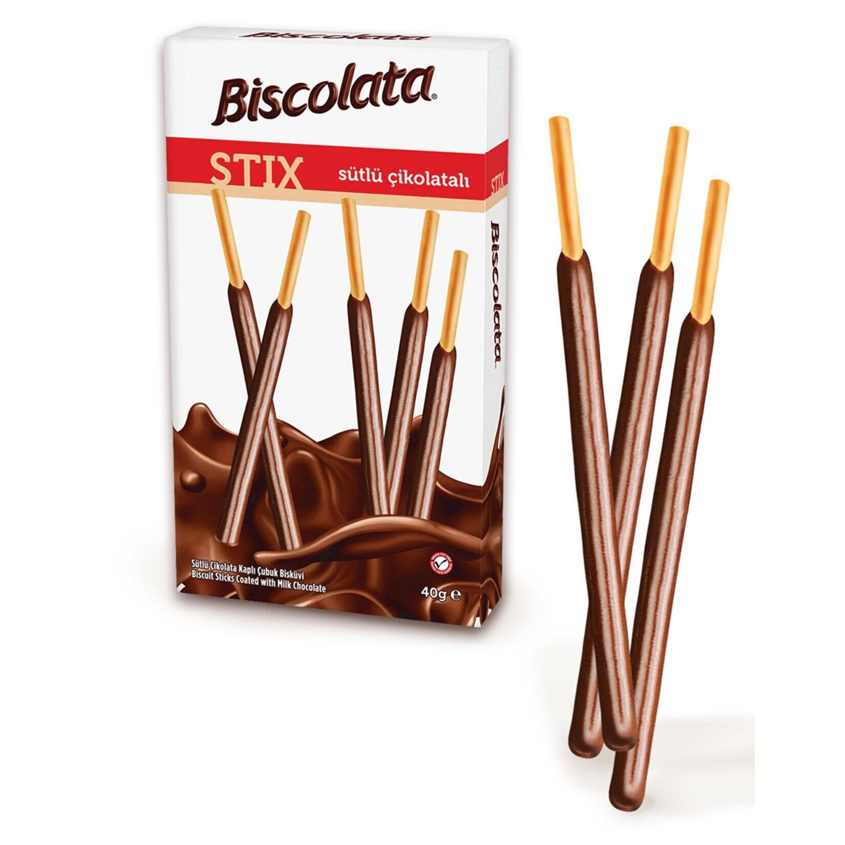 ŞÖLEN BİSCOLATA STİX SÜTLÜ 40 GR