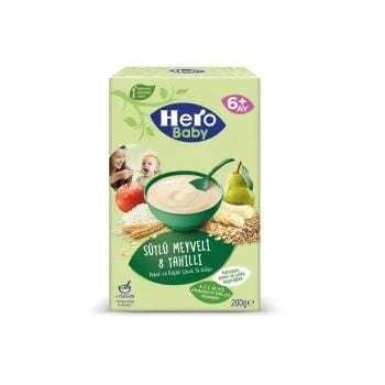 HERO BABY SÜTLÜ 8 TAHILLI MEYVELİ 200 GR