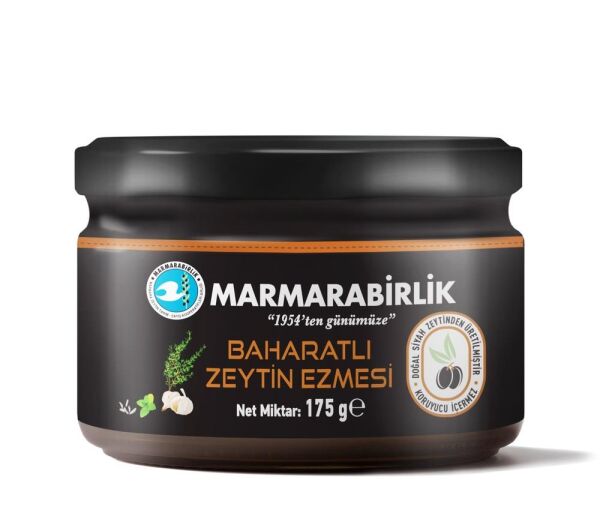 MARMARABİRLİK BAHARATLI ZEYTİN EZMESİ 175 GR