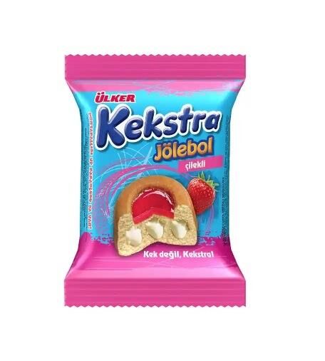 ÜLKER KEKSTRA JÖLEBOL ÇİLEKLİ 40GR