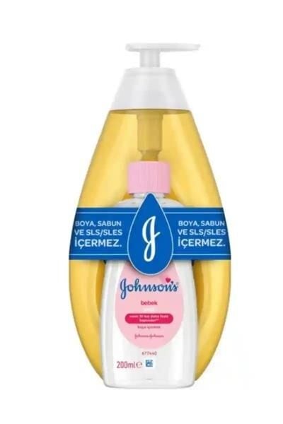 JOHNSON'S BEBEK ŞAMPUANI 750 ML + 200 ML BEBEK YAĞI HEDİYELİ