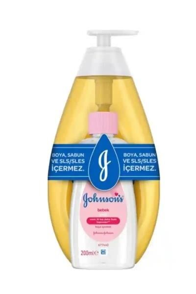 JOHNSON'S BEBEK ŞAMPUANI 750 ML + 200 ML BEBEK YAĞI HEDİYELİ
