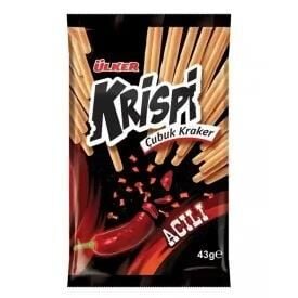 ÜLKER KRİSPİ ACILI ÇUBUK KRAKER 43GR