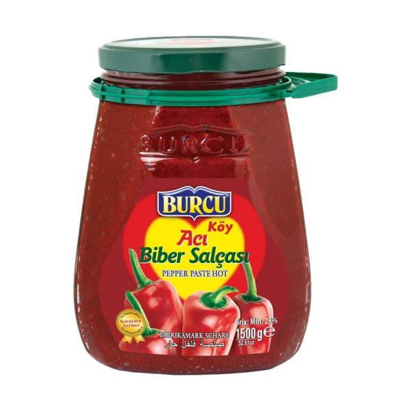 BURCU ACI BİBER SALÇASI 1500 GR