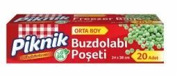 PİKNİK BUZDOLABI POŞETİ ORTA BOY 20 ADET