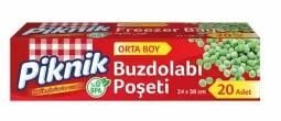 PİKNİK BUZDOLABI POŞETİ ORTA BOY 20 ADET