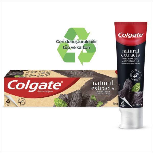 COLGATE NATURAL EXTRACTS AKTİF KÖMÜR 50 ML